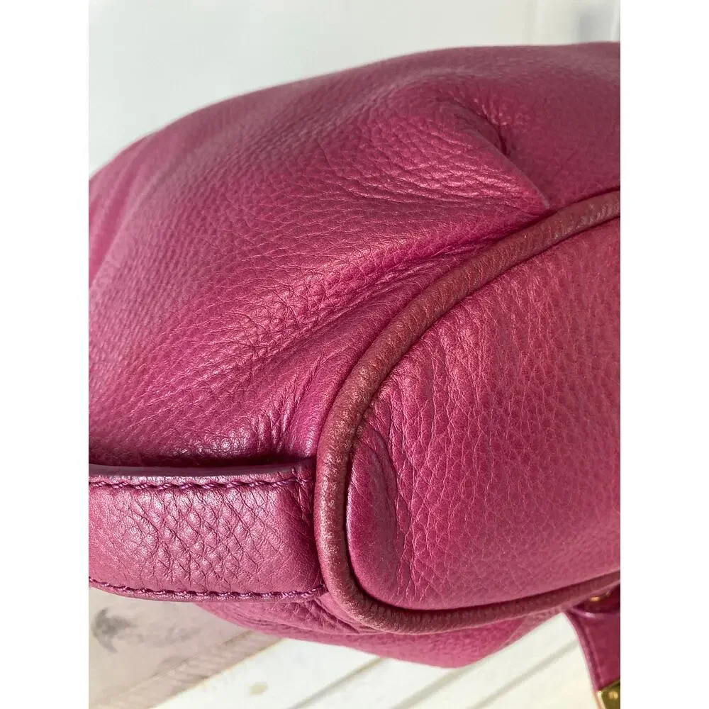 MICHAEL KORS, PINK PEBBLED LEATHER WOMENS LARGE SHOULDER BAG - Picture 12 of 16